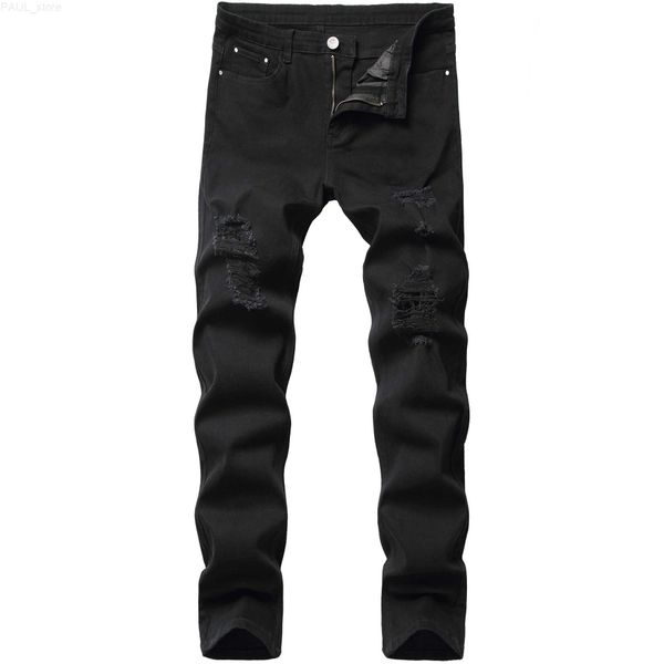 men's jeans 2021 mens hole pants casual summer autumn male ripped skinny trousers slim biker outwears l230724, Blue
men's jeans 2021 mens hole pants casual summer autumn male ripped skinny trousers slim biker outwears l230724, Blue