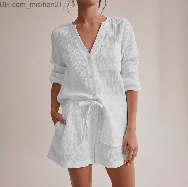 women's sleep lounge cotton women's pajamas 2-piece summer women's pajamas white solid color pajamas z230725
women's sleep lounge cotton women's pajamas 2-piece summer women's pajamas white solid color pajamas z230725