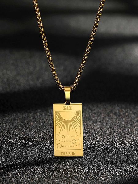 men's accessories fashionable and popular men letter detail rectangle charm necklace stainless steel for jewelry gift and for a stylish, Silver
men's accessories fashionable and popular men letter detail rectangle charm necklace stainless steel for jewelry gift and for a stylish, Silver