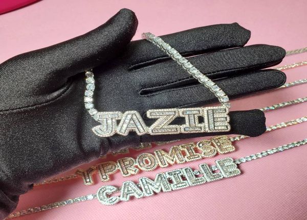 customized letter name necklace with zircon tennis chain iced out letters with tennis chain choker necklace for women9432877, Silver
customized letter name necklace with zircon tennis chain iced out letters with tennis chain choker necklace for women9432877, Silver