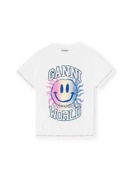 23ss ganni womens t shirt summer new product ocean series example youth leisure shell print straight round neck short sleeve women cotton fa, White
23ss ganni womens t shirt summer new product ocean series example youth leisure shell print straight round neck short sleeve women cotton fa, White