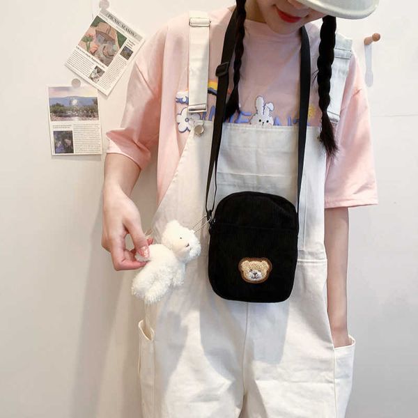 women canvas zipper bag preppy style student tote shoulder messenger bag small corduroy bag satchel travel purse handbaga1, Black
women canvas zipper bag preppy style student tote shoulder messenger bag small corduroy bag satchel travel purse handbaga1, Black