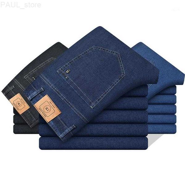 men's jeans 12 colors optional spring and autumn straight classic blue business senior stretch men large size l230724
men's jeans 12 colors optional spring and autumn straight classic blue business senior stretch men large size l230724