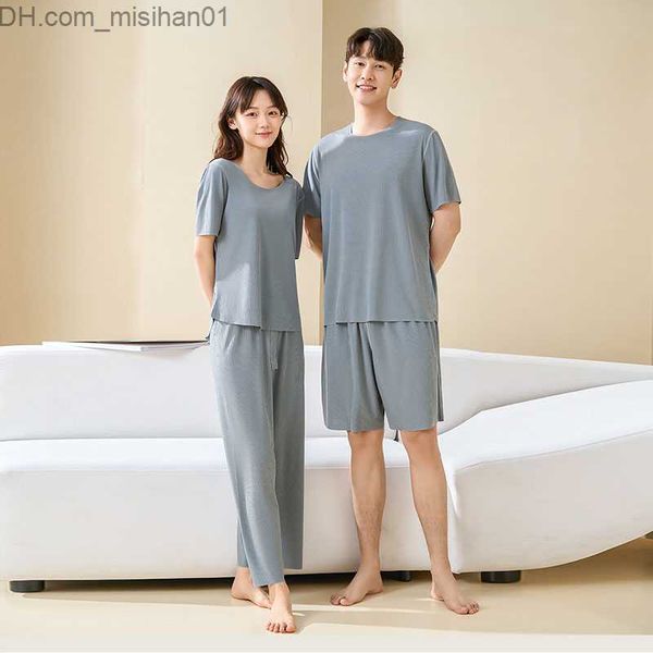 men's sleepwear 2-piece summer couple ice silk pajamas plus size short sleeve casual wear women's casual o-neck men's home fu, Black;brown
men's sleepwear 2-piece summer couple ice silk pajamas plus size short sleeve casual wear women's casual o-neck men's home fu, Black;brown