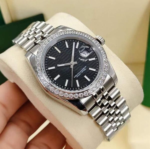 36mm women's diamond watch ladies automatic mechanical watches lady woman stainless steel folding buckle sport waterproof wristwatch fa, Slivery;brown
36mm women's diamond watch ladies automatic mechanical watches lady woman stainless steel folding buckle sport waterproof wristwatch fa, Slivery;brown