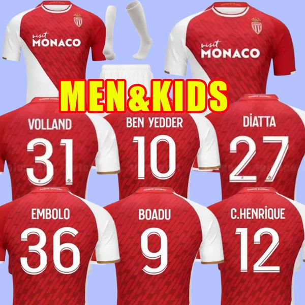 23 24 as monaco mens soccer jerseys boadu ben yedder golovin minamino fofana volland embolo gelson. m home away 3rd football shirt men kids, Black;yellow
23 24 as monaco mens soccer jerseys boadu ben yedder golovin minamino fofana volland embolo gelson. m home away 3rd football shirt men kids, Black;yellow