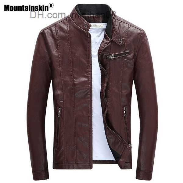 men's jackets mountainskin 2020 mens pu jackets coats motorcycle biker faux leather jacket men autumn winter clothes thick velvet coat, Black;brown
men's jackets mountainskin 2020 mens pu jackets coats motorcycle biker faux leather jacket men autumn winter clothes thick velvet coat, Black;brown