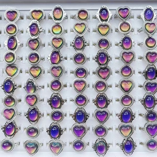 wholesale 10/20/30/50pcs trendy mood mix woman original adjustable ring heart oval concise style party gift wholesale, Slivery;golden
wholesale 10/20/30/50pcs trendy mood mix woman original adjustable ring heart oval concise style party gift wholesale, Slivery;golden