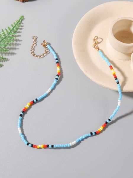 men's accessories fashionable and popular men color block beaded necklace for jewelry gift and for a stylish look, Silver
men's accessories fashionable and popular men color block beaded necklace for jewelry gift and for a stylish look, Silver