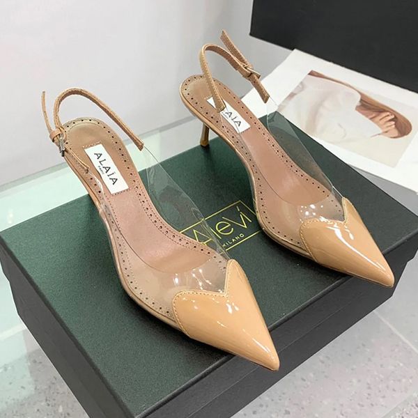 slingback kitten-heel pumps shoes patent leather love shaped decoration soft padded evening point toe heels sandals women heeled luxury desi, Black
slingback kitten-heel pumps shoes patent leather love shaped decoration soft padded evening point toe heels sandals women heeled luxury desi, Black