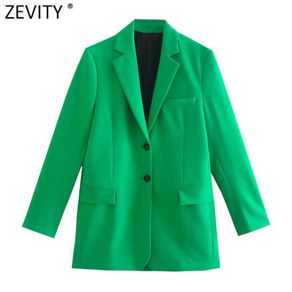 women's suits blazers zevity women 2021 fashion pockets design green fitting blazer coat office long sleeve casual female outerwear chi, White;black
women's suits blazers zevity women 2021 fashion pockets design green fitting blazer coat office long sleeve casual female outerwear chi, White;black