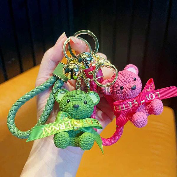 keychains lanyards cute sittine bear key chain resin bow bell bear keychain weaving fashion doll bag pendant car key ring for girls kids gif, Silver
keychains lanyards cute sittine bear key chain resin bow bell bear keychain weaving fashion doll bag pendant car key ring for girls kids gif, Silver