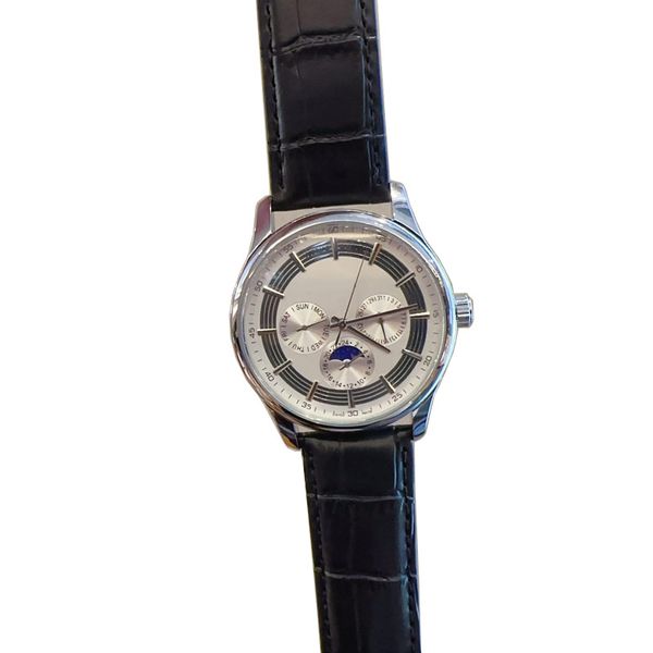 luxury mens watches brand designer fashion daydate men watch leather strap moon phase wristwatches for man christmas new year birthday gift, Slivery;brown
luxury mens watches brand designer fashion daydate men watch leather strap moon phase wristwatches for man christmas new year birthday gift, Slivery;brown