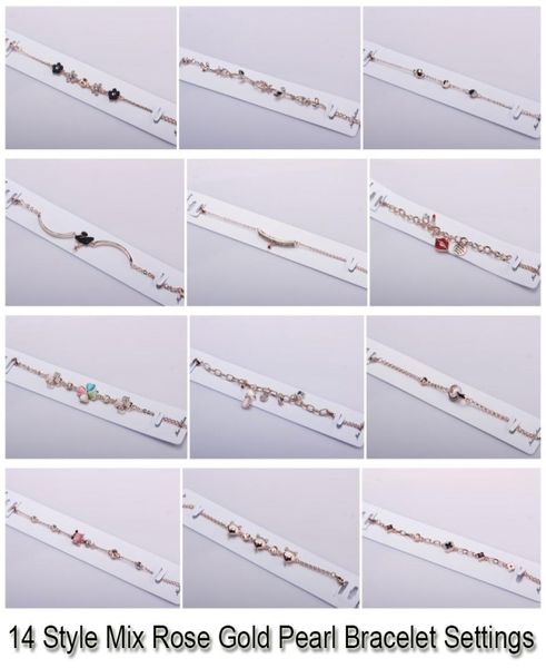 14 styles pearl bracelet settings zircon rose gold bracelets for women settings mounting bracelet blank diy jewelry diy gift7392174, Slivery;crystal
14 styles pearl bracelet settings zircon rose gold bracelets for women settings mounting bracelet blank diy jewelry diy gift7392174, Slivery;crystal