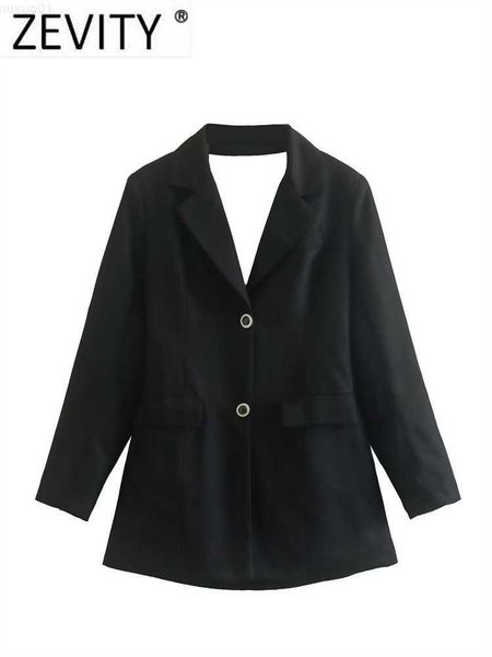 women's suits blazers zevity women fashion notched collar backless pink bow design casual blazer coat female outerwear chic suits veste, White;black
women's suits blazers zevity women fashion notched collar backless pink bow design casual blazer coat female outerwear chic suits veste, White;black