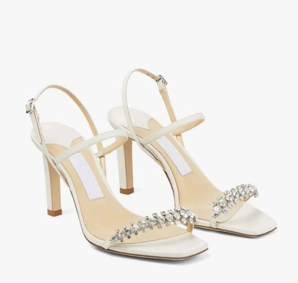 lady wedding sandal high heels name brand designer shoes,luxury pumps meira 85mm latte nappa sandals with crystal leaf embellishment 35-42, Black
lady wedding sandal high heels name brand designer shoes,luxury pumps meira 85mm latte nappa sandals with crystal leaf embellishment 35-42, Black