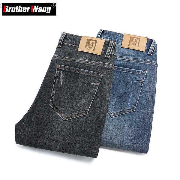 men's jeans 2022 autumn new men's stretch regular fit retro jeans business casual high waist straight denim pants male brand trous, Blue
men's jeans 2022 autumn new men's stretch regular fit retro jeans business casual high waist straight denim pants male brand trous, Blue