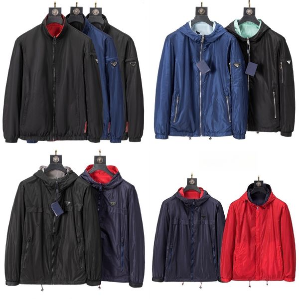 designer mens jacket spring and autumn windrunner tee fashion hooded sports windbreaker casual zipper reversible jacket, Black;brown
designer mens jacket spring and autumn windrunner tee fashion hooded sports windbreaker casual zipper reversible jacket, Black;brown