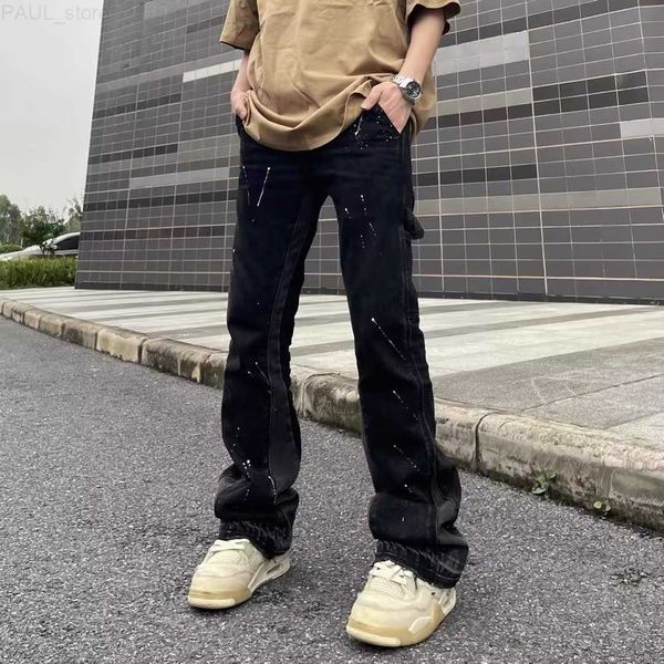men's mens jeans america retro straight causal high street flare pants fashion long solid splash ink 230720 l230724, Blue
men's mens jeans america retro straight causal high street flare pants fashion long solid splash ink 230720 l230724, Blue