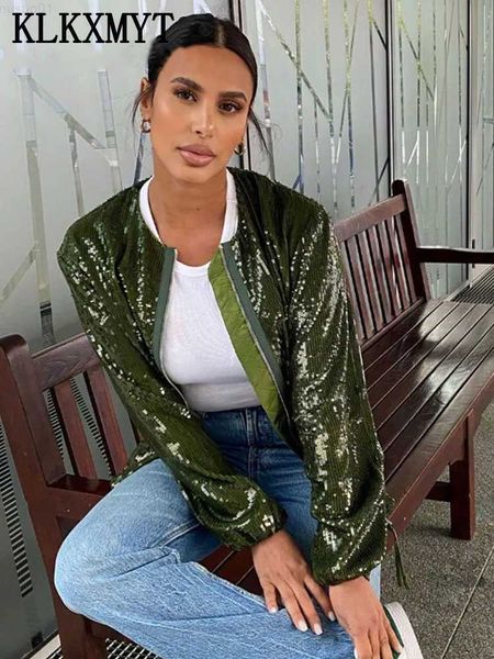 women's jackets traf women's jacket fashion front zipper sequin bomber jacket coat female casual long sleeves with pockets loose c, Black;brown
women's jackets traf women's jacket fashion front zipper sequin bomber jacket coat female casual long sleeves with pockets loose c, Black;brown