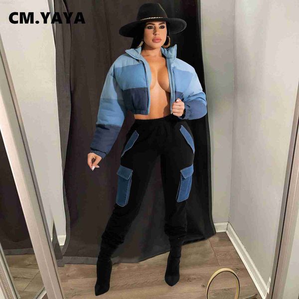 women's jackets cm.yaya women patchwork zipper fly long sleeve down coat winter keep warm streetwear parkas outcoat jackets l230724, Black;brown
women's jackets cm.yaya women patchwork zipper fly long sleeve down coat winter keep warm streetwear parkas outcoat jackets l230724, Black;brown