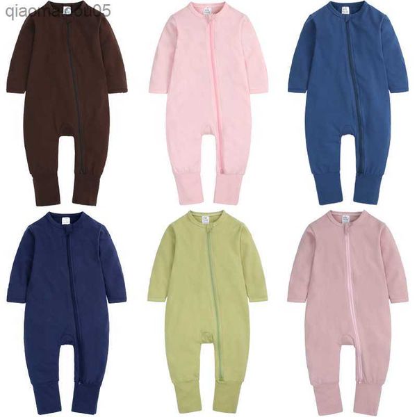2022 for newborn baby jumpsuit girls boys clothing solid color cotton long sleeve pajamas infant bodysuit kids sleepsuit 3-36m l230712, Blue
2022 for newborn baby jumpsuit girls boys clothing solid color cotton long sleeve pajamas infant bodysuit kids sleepsuit 3-36m l230712, Blue
