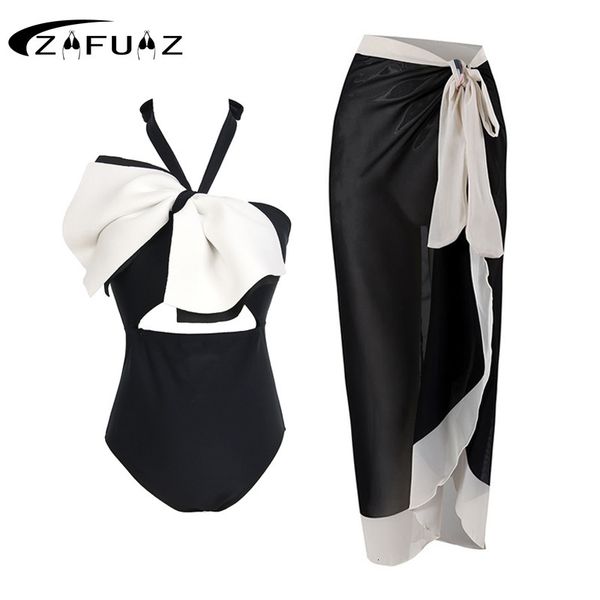 women's swimwear zafuaz swimsuit skirt summer women halter 3d flower print swimwear beach dress cover up monokini bath suit 230721, White;black
women's swimwear zafuaz swimsuit skirt summer women halter 3d flower print swimwear beach dress cover up monokini bath suit 230721, White;black