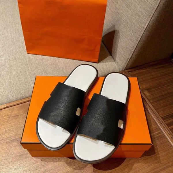 men slippers designer leather sandals izmir flip flop oran heritage calfskin sandals summer lazy large beach casual slides box39-46, Black
men slippers designer leather sandals izmir flip flop oran heritage calfskin sandals summer lazy large beach casual slides box39-46, Black