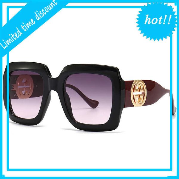 designer brand vintage sunglasses 2395 new fashion sunscreen large frame women's sunglass trend advanced sense popular women, White;black
designer brand vintage sunglasses 2395 new fashion sunscreen large frame women's sunglass trend advanced sense popular women, White;black