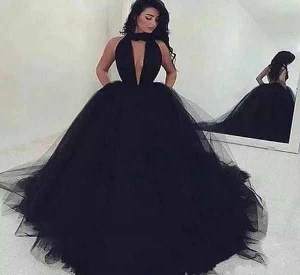 arabic backless puffy black tulle prom dresses long 2018 ruched v neck african formal party dress black girls quinceanera bal4767801
arabic backless puffy black tulle prom dresses long 2018 ruched v neck african formal party dress black girls quinceanera bal4767801