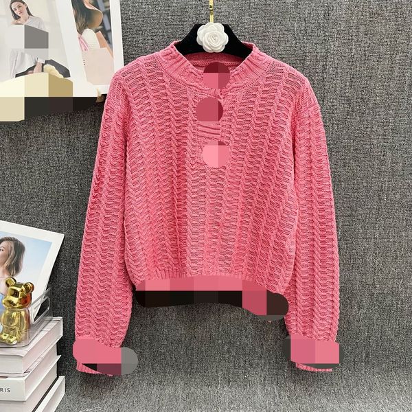 725 2023 autumn runway summer pullover brand same style pullover sweater long sleeve crew neck fashion clothes womens qian688, White;black
725 2023 autumn runway summer pullover brand same style pullover sweater long sleeve crew neck fashion clothes womens qian688, White;black