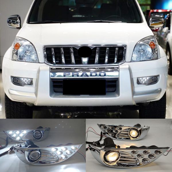 car front bumper led drl daytime running light fog light lamp with harness for toyota prado 120 series 2700 4000 lc120 2002-2009
car front bumper led drl daytime running light fog light lamp with harness for toyota prado 120 series 2700 4000 lc120 2002-2009