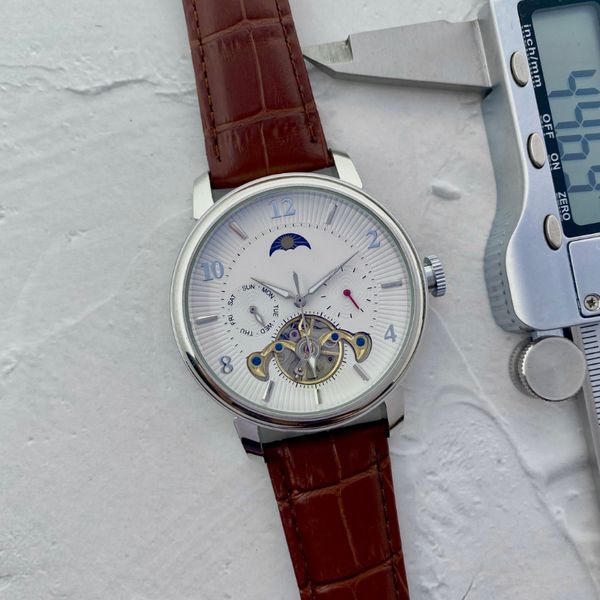 full dial working automatic date men's watch luxury fashion men's full steel band mechanical movement clock gold and silver leisur, Slivery;brown
full dial working automatic date men's watch luxury fashion men's full steel band mechanical movement clock gold and silver leisur, Slivery;brown