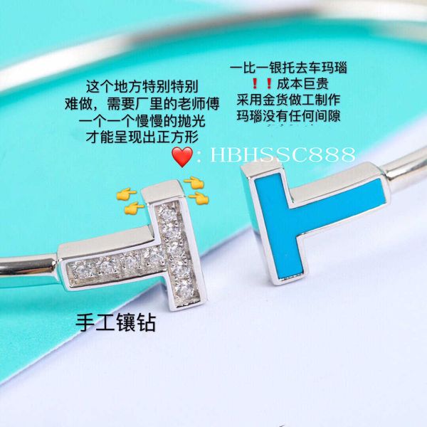 t family women's 925 sterling silver double t-letter open diamond bracelet net red gift for girlfriend, Golden;silver
t family women's 925 sterling silver double t-letter open diamond bracelet net red gift for girlfriend, Golden;silver