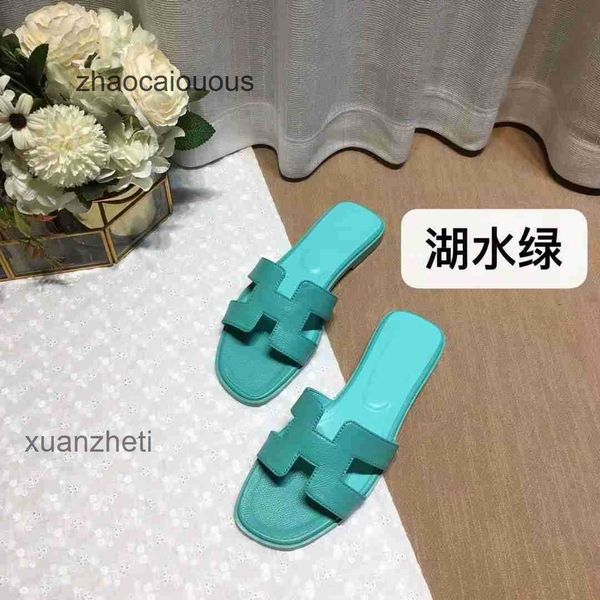 shoes version sandal leatdesigner oran bear higslipper h-tow women's slippers versatile h color matching wearing flat bottomed beacleis
shoes version sandal leatdesigner oran bear higslipper h-tow women's slippers versatile h color matching wearing flat bottomed beacleis