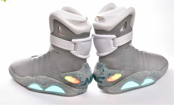 new back to the future air mag sneakers marty mcfly's led shoes glow in dark gray mcflys sneakers us7-13, Black
new back to the future air mag sneakers marty mcfly's led shoes glow in dark gray mcflys sneakers us7-13, Black