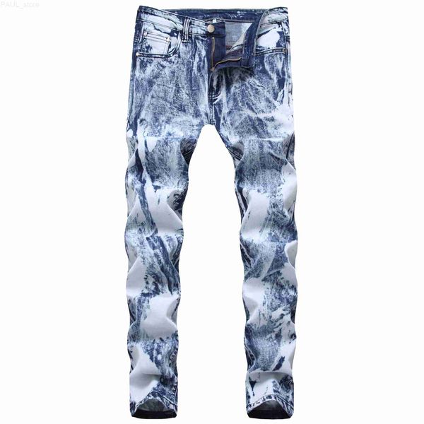 men's jeans mens fashion style vintage casual pants men slim fit denim biker for asian size l230724, Blue
men's jeans mens fashion style vintage casual pants men slim fit denim biker for asian size l230724, Blue