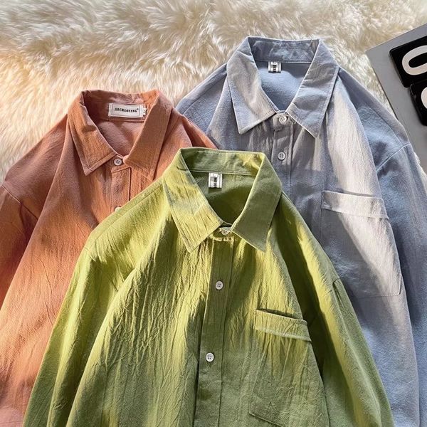 women's blouses shirts hybskr long sleeve shirt womrn's casual and turndown collar korean style baggy white pockets 230724
women's blouses shirts hybskr long sleeve shirt womrn's casual and turndown collar korean style baggy white pockets 230724