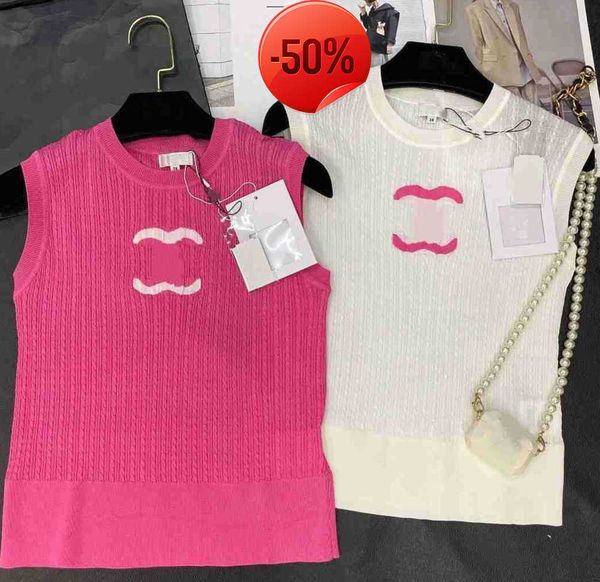 new fashion channel womens knits wear sleeveless designer sport high-end luxury round neck cotton double yarn embroidery45243542, White
new fashion channel womens knits wear sleeveless designer sport high-end luxury round neck cotton double yarn embroidery45243542, White