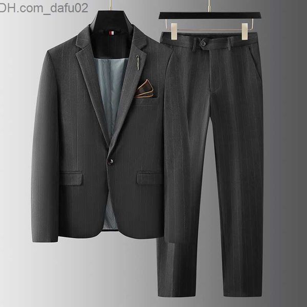 men's tracksuits plus size 7xl-s striped men's 2-piece (jacket+pants) autumn business slim fit jacket set british fashion men', Gray
men's tracksuits plus size 7xl-s striped men's 2-piece (jacket+pants) autumn business slim fit jacket set british fashion men', Gray