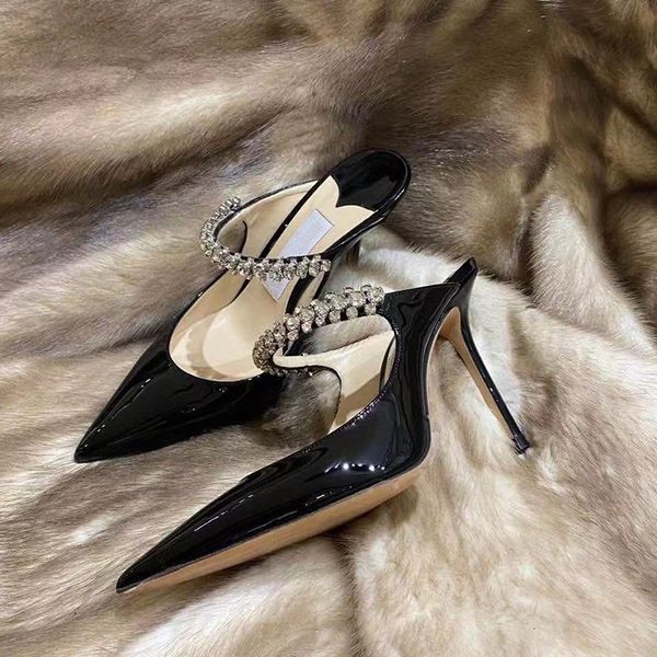 dress shoes pointed muller semi trailer flat shoe patent leather light french high heels women's shoe slider 230720, Black
dress shoes pointed muller semi trailer flat shoe patent leather light french high heels women's shoe slider 230720, Black