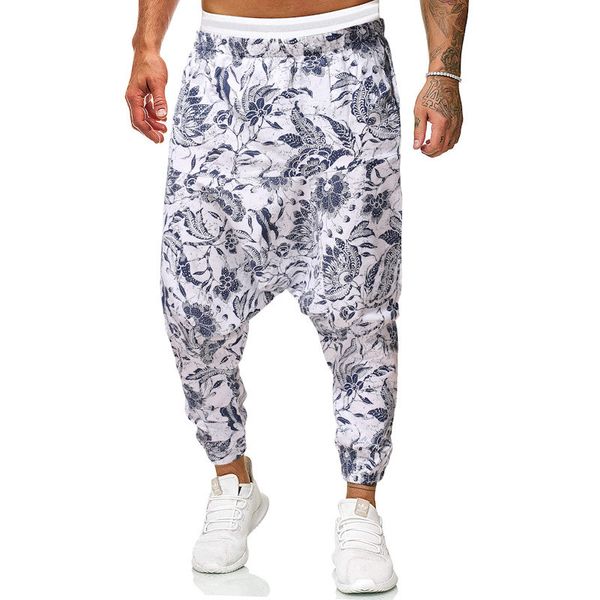 men's pants mens floral print harem baggy genie boho cotton linen yoga drop crotch joggers sweatpants hip hop streetwear trousers 5xl 2, Black
men's pants mens floral print harem baggy genie boho cotton linen yoga drop crotch joggers sweatpants hip hop streetwear trousers 5xl 2, Black