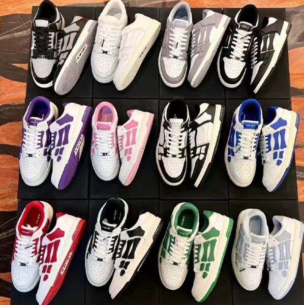 designer casual shoes ami skelet bones runner low skel skeleton ami women men sports retro sneakers black white genuine leather lace up trai
designer casual shoes ami skelet bones runner low skel skeleton ami women men sports retro sneakers black white genuine leather lace up trai