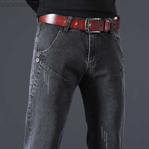 men's jeans 2023 new men's stretch jeans classic style slim fashion skinny feet denim trousers male korean style brand clothing gr, Blue
men's jeans 2023 new men's stretch jeans classic style slim fashion skinny feet denim trousers male korean style brand clothing gr, Blue