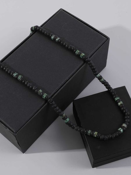 men's accessories fashionable and popular men beaded necklace for jewelry gift and for a stylish look, Silver
men's accessories fashionable and popular men beaded necklace for jewelry gift and for a stylish look, Silver