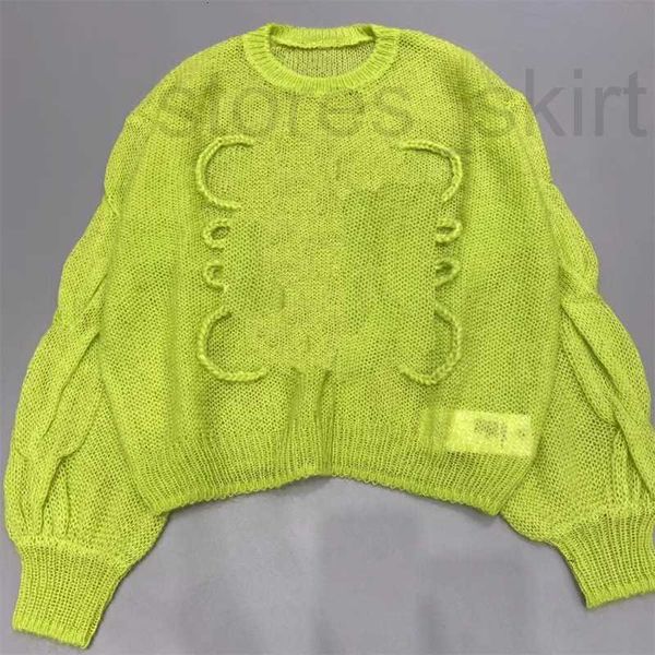 women's knits & tees designer mohair knitted round neck letter hollow long sleeve early autumn women's sweater loose lazy wind new, White
women's knits & tees designer mohair knitted round neck letter hollow long sleeve early autumn women's sweater loose lazy wind new, White