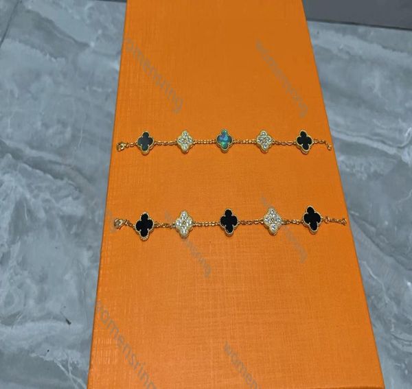 classic four leaf clover bracelet bangles women 925 rosegold diamond bracelets gold silver rose nail bracelet jewelry1180841, Golden;silver
classic four leaf clover bracelet bangles women 925 rosegold diamond bracelets gold silver rose nail bracelet jewelry1180841, Golden;silver