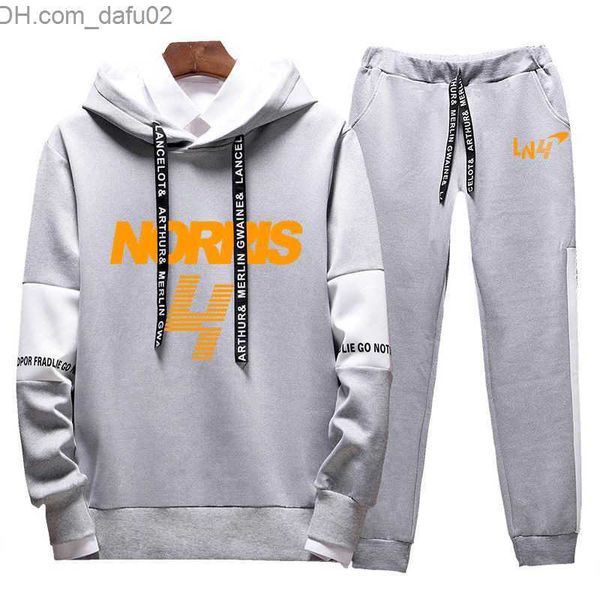 men's tracksuits f1 mclaren racing fans 2022 men's lando norris new autumn/winter hoodie sweatshirt pullover two piece set z230724, Gray
men's tracksuits f1 mclaren racing fans 2022 men's lando norris new autumn/winter hoodie sweatshirt pullover two piece set z230724, Gray