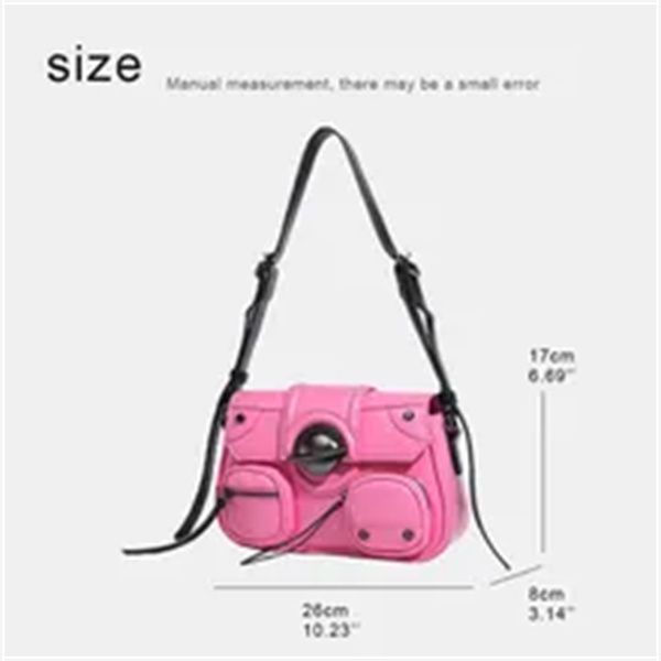 shoulder bags for women luxury designer handbag and purses 2023 new in pu material multiple pockets fashion sling motorcycle bag a1, Black
shoulder bags for women luxury designer handbag and purses 2023 new in pu material multiple pockets fashion sling motorcycle bag a1, Black