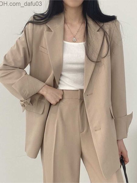 women's two piece pants junelove fashion spring and autumn casual polo double button jacket+high waist wide leg pants 2pk khaki set z23, White
women's two piece pants junelove fashion spring and autumn casual polo double button jacket+high waist wide leg pants 2pk khaki set z23, White